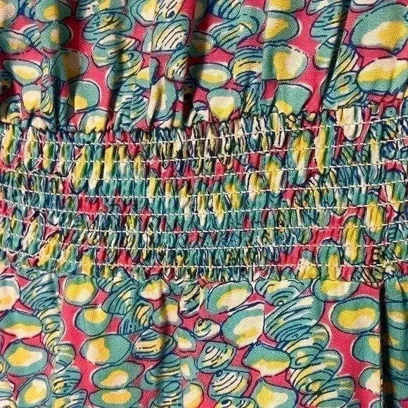 Lilly Pulitzer Jessy One Shoulder Dress Clam Jam with Pockets XS - Picture 4 of 7